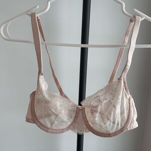 La SENZA Lace Underwire Bra - Light Pink